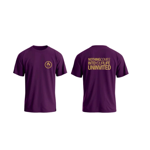Male Purple T-Shirt – Style 3
